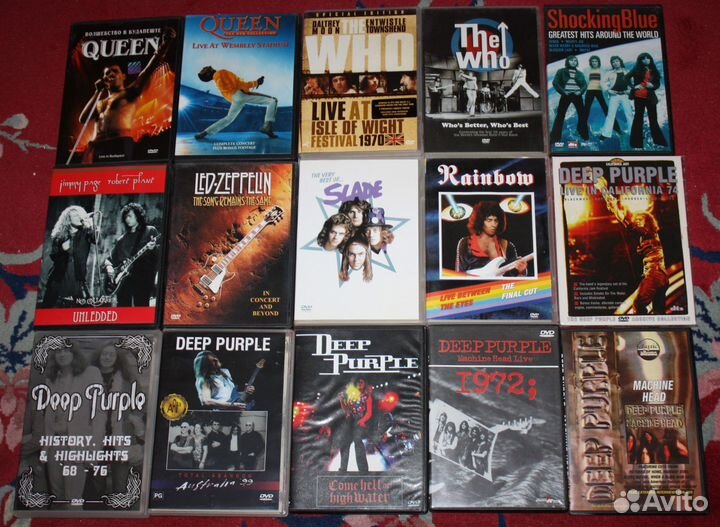 Классика рока на DVD