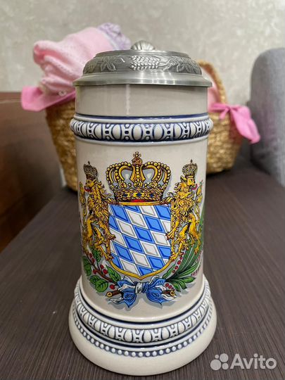 Пивная кружка с крышкой Германия