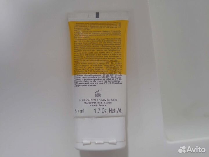 Крем для лица clarins spf 30