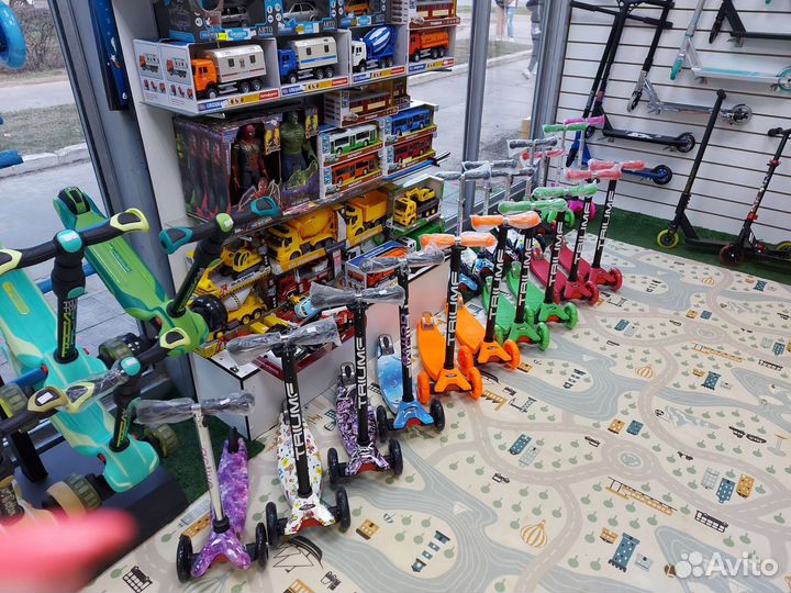 Самокаты детские трёхколесные