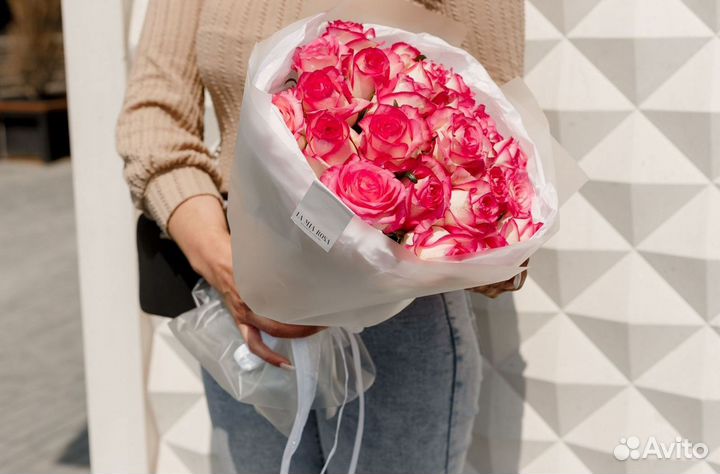 Розы. Букет цветов. 25 31 51 101 роза