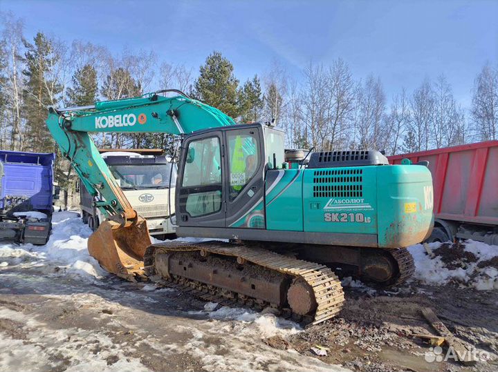 Гусеничный экскаватор Kobelco SK210LC-10, 2021