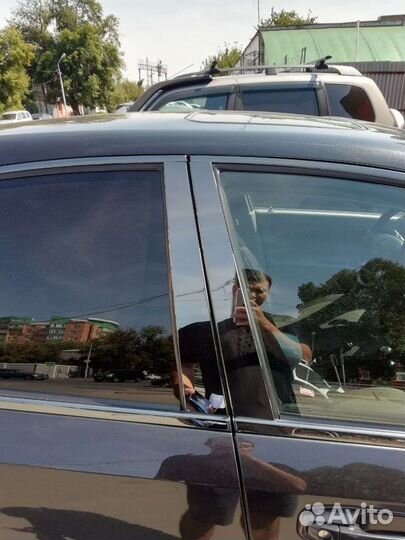 Хром молдинг + стойки комплект на Лачетти /Gentra