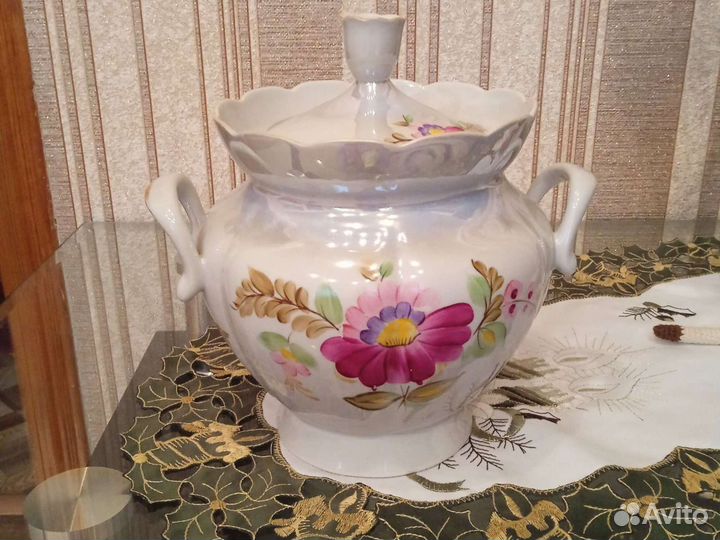 Супница СССР дружковский фарфоровый завод