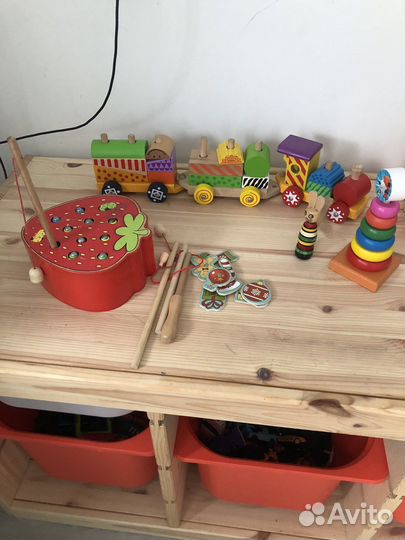 Развивающие деревянные игрушки