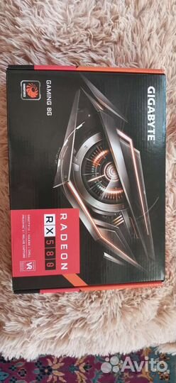 Видеокарта amd radeon rx580/ 8gb, память самсунг