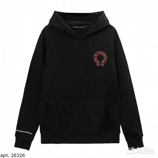 Худи Chrome Hearts Черное