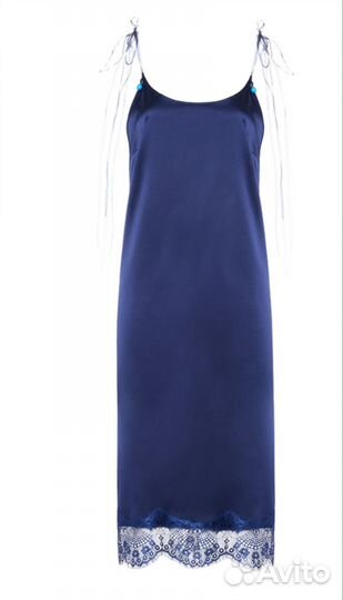 Платье комбинация с кружевом шелк, Maison Esve