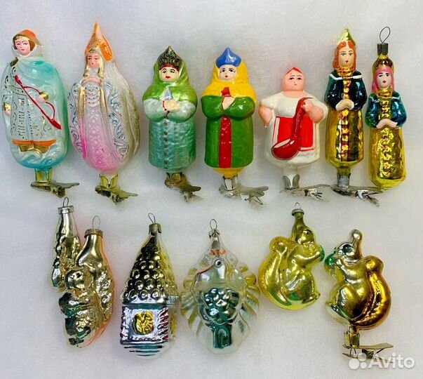 Елочные игрушки СССР