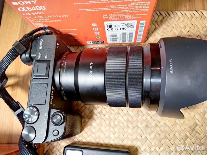 Фотоаппарат Sony A6400 body (без объектива)