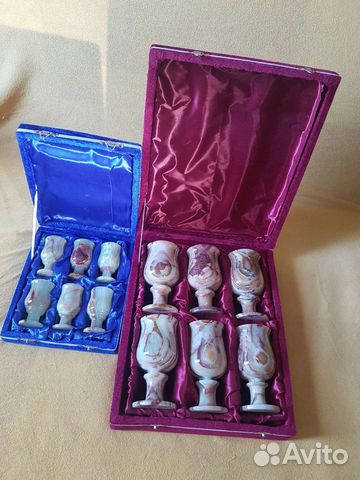 Подарочный набор рюмки из оникса