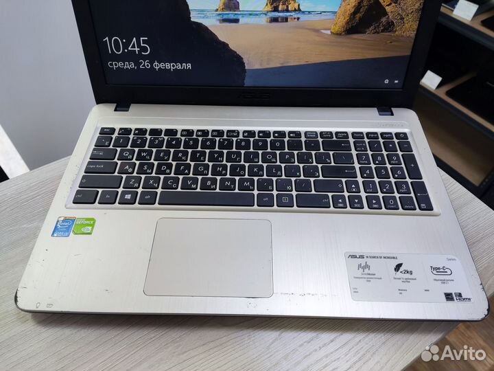 Asus X540L (ssd/8gb/дискретное GPU)