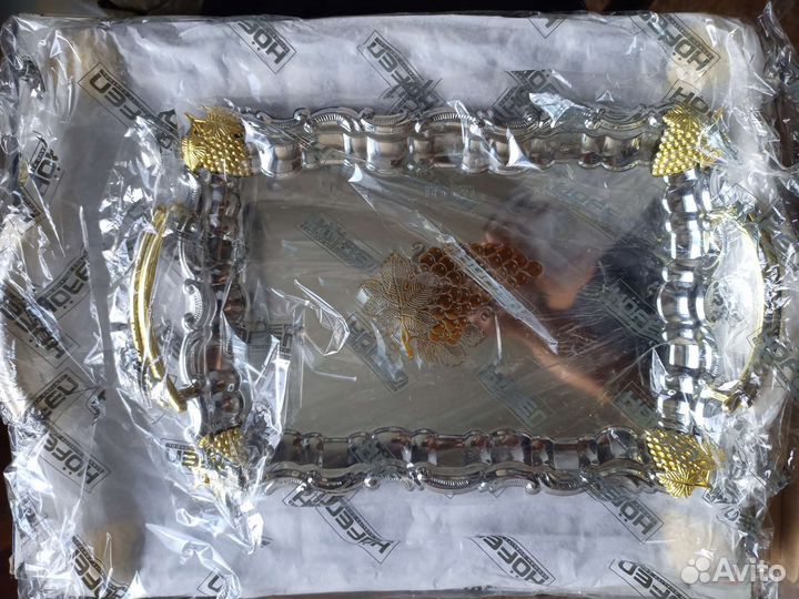 Хромированные подносы. Набор подносов