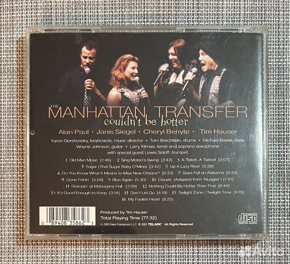 Manhattan Transfer - Couldn’t Be Hotter CD USA