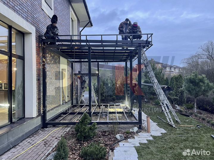 Haвec вepандa на дачу