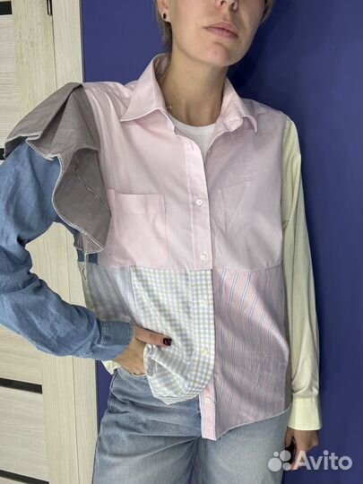 Рубашка пэчворк