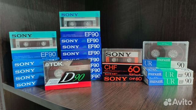 Аудиокассеты Sony, tdk, maxell
