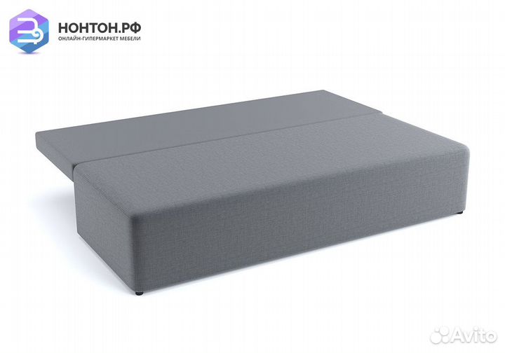 Диван еврокнижка Нексус серый / город серый