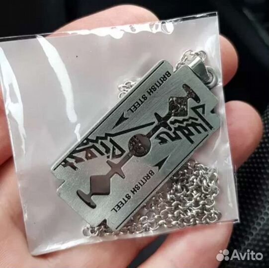 Judas priest. British Steel (кулон)