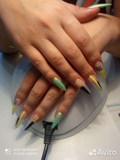 Ламинирование-наращивание ресниц, маникюр, воск