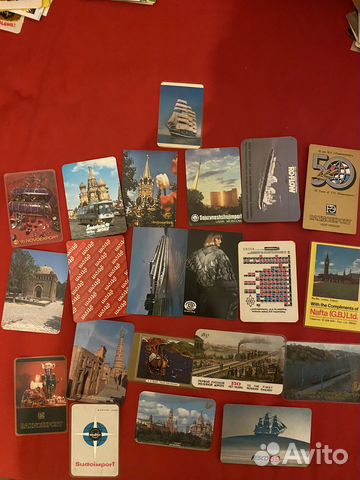 Календарики карманные