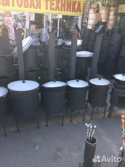 Казан чугунный печь под казан