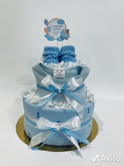 Торт из подгузников - подарок на выписку