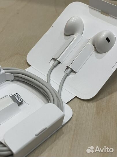 Наушники apple earpods lightning оригинал