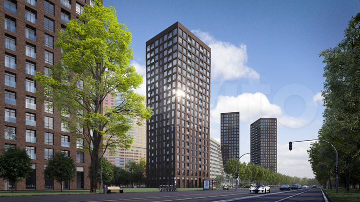 2-к. квартира, 46,1 м², 13/25 эт.