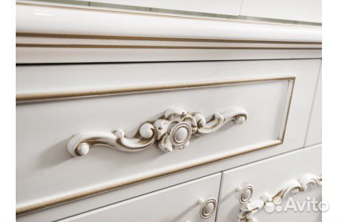 Сервант флоренция белый глянец