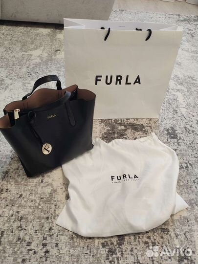 Сумка натуральная кожа furla