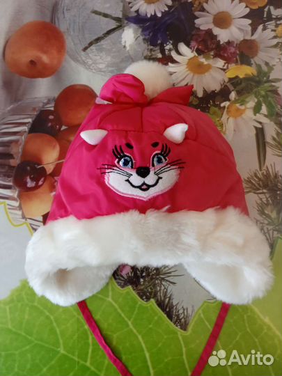 Шапка для девочки 4 шт. новые