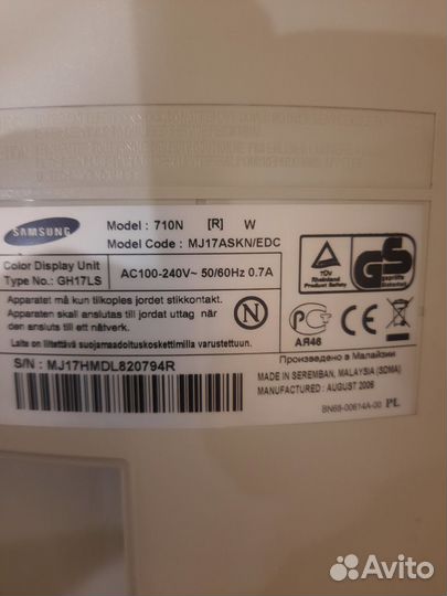Монитор samsung