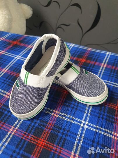 Кеды для девочки hm 18- 19 р, Lacoste 21 р