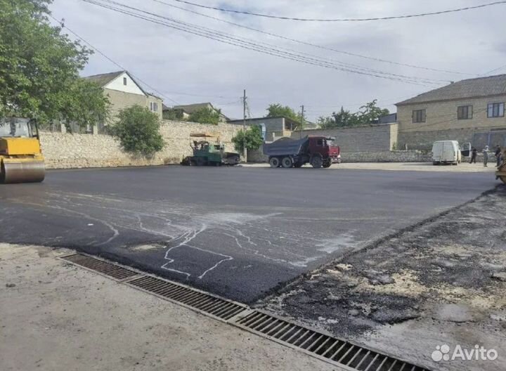 Благоустройство плитка асфальт