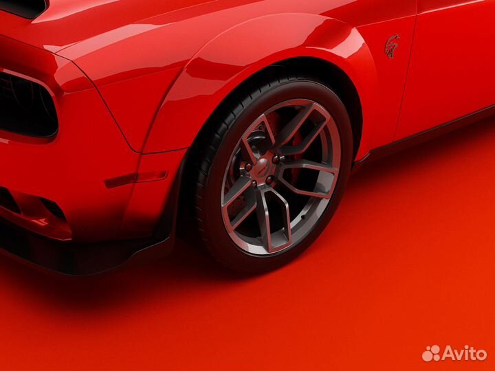 Комплект колес Dodge Challenger Redeye 1/18