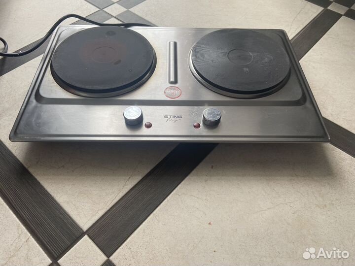 Электрическая двухконфорочная плитка