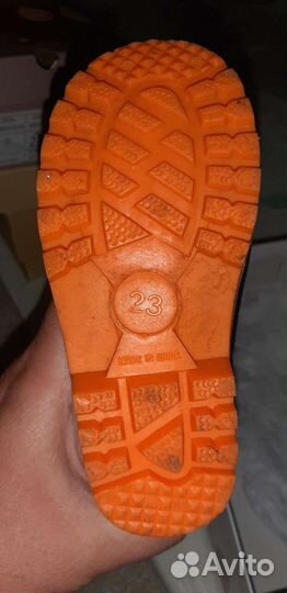 Резиновые сапоги синие с микки маусом