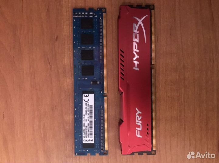 Оперативная память HyperX ddr3 (4 gb) MHz 1600