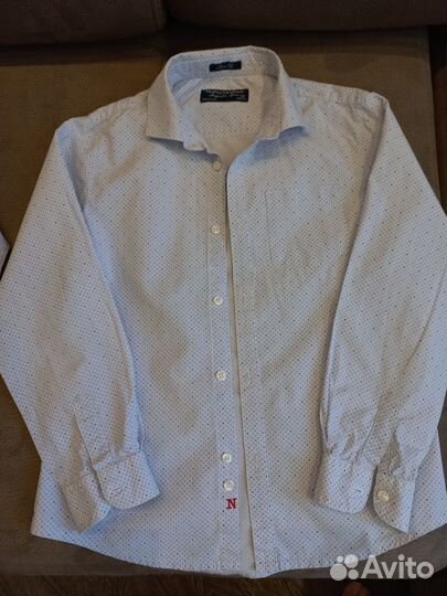 Школьные рубашки 4 шт 140-146