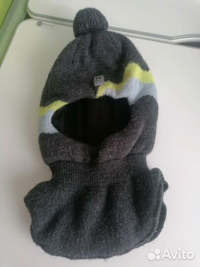 Шапка шлем для мальчика