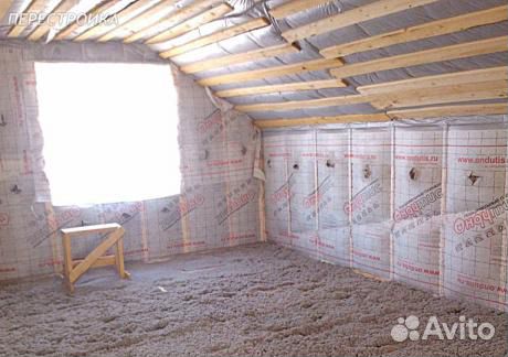 Идеальный утеплитель для наклонных стен