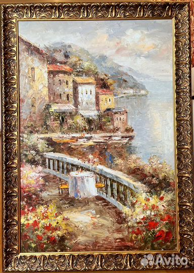 Картина маслом на холсте в раме