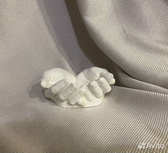 Кашпо ладони. Руки. Гипс. Конфетница. Подставка