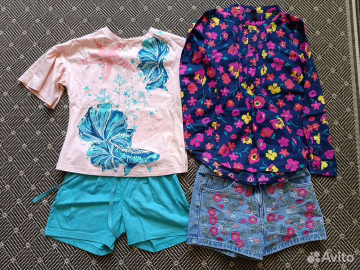 Пакет вещей на девочку 7-8 лет