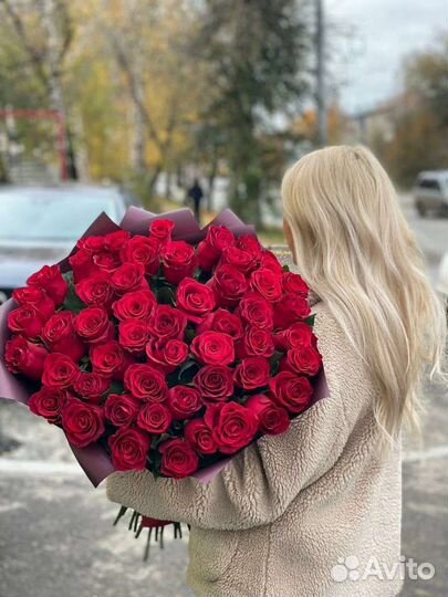 Цветы розы букет