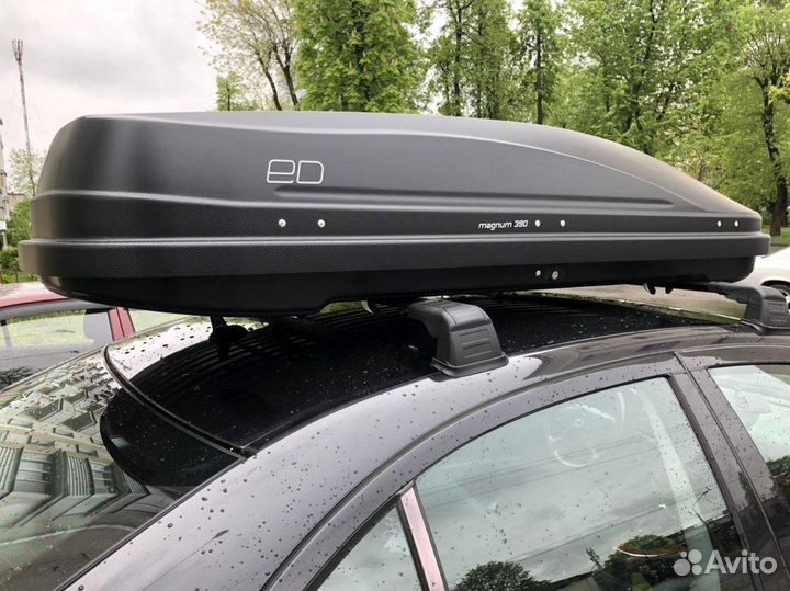 Автобокс на крышу Toyota Camry. ED Магнум