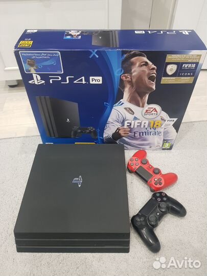 Sony playstation 4 pro 1tb с играми