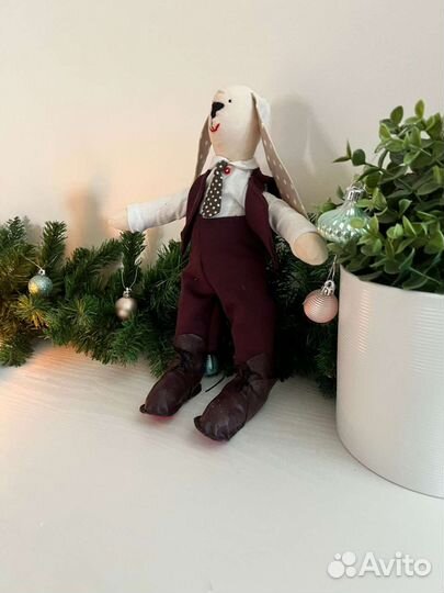 Интерьерная игрушка Заяц Тильда