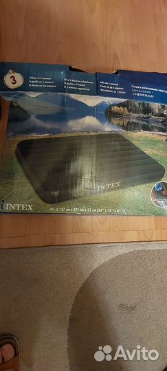 Надувной матрас intex